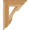Ekena Millwork Olympic Traditional Rough Sawn Bracket, Western Red Cedar, 4"W x 16"D x 20"H BKT04X16X20OLY01RWR - alternate 2